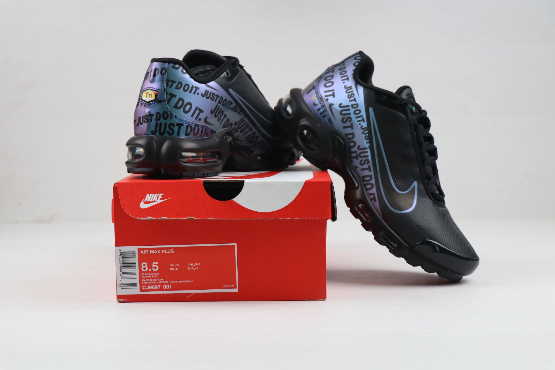 Men Nike Air Max Black Blue Running Shoes